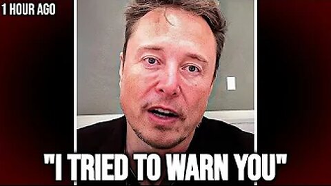 1 HOUR AGO: "What's Coming Is WORSE Than A Recession" - Elon Musk's Last WARNING