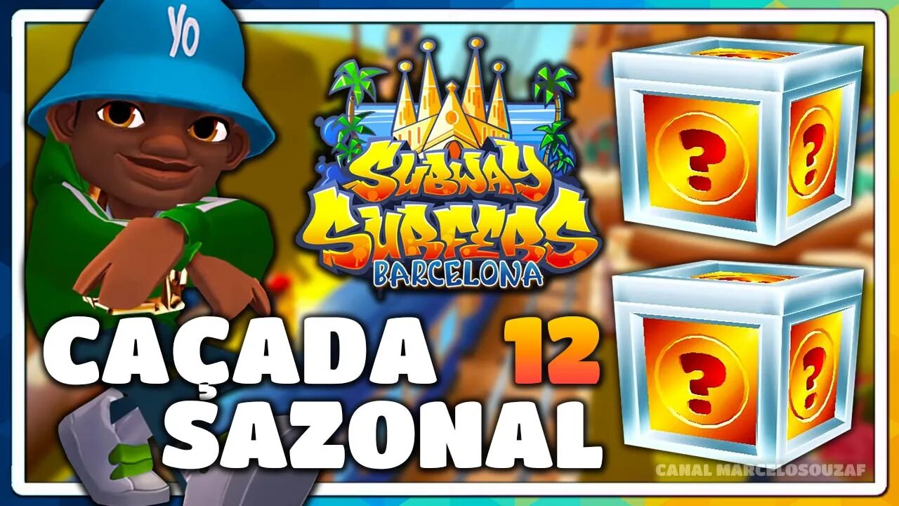 Subway Surfers Barcelona 2022 | Caçada Sazonal até Nível 12 com Darryl