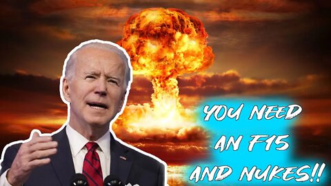 "You Need an F15" - Biden Talks About the 2A