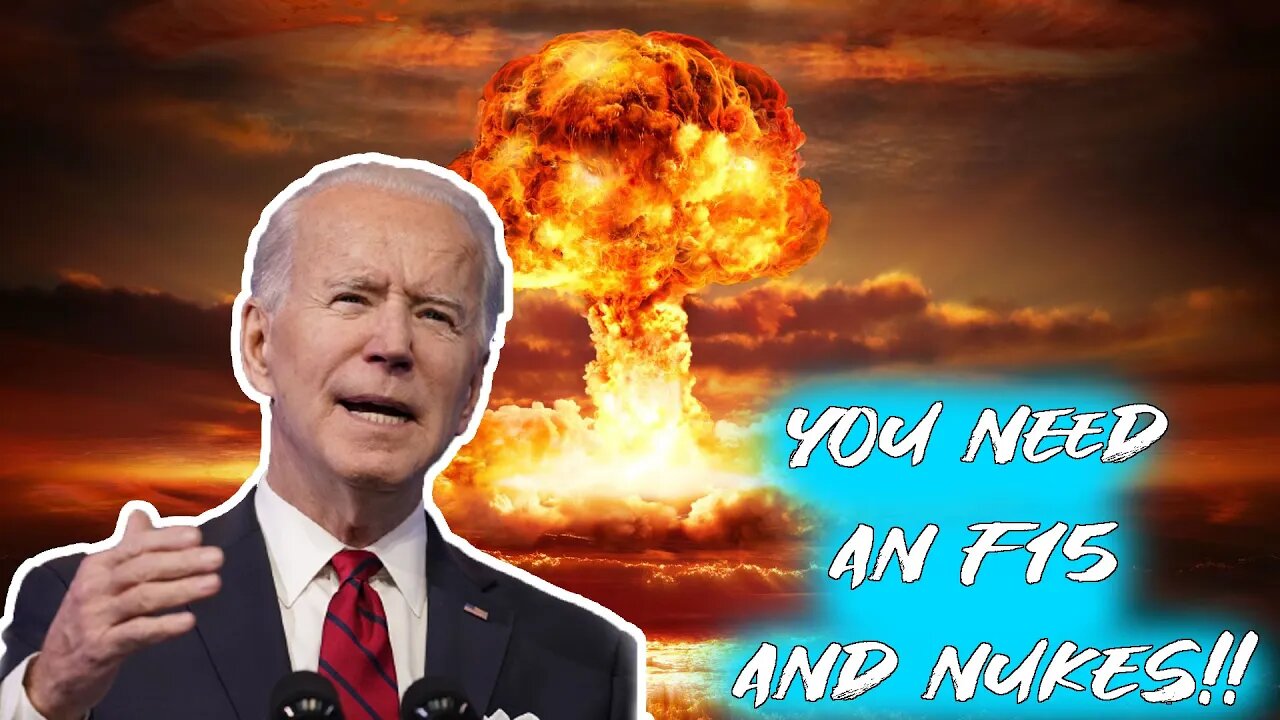 "You Need an F15" - Biden Talks About the 2A