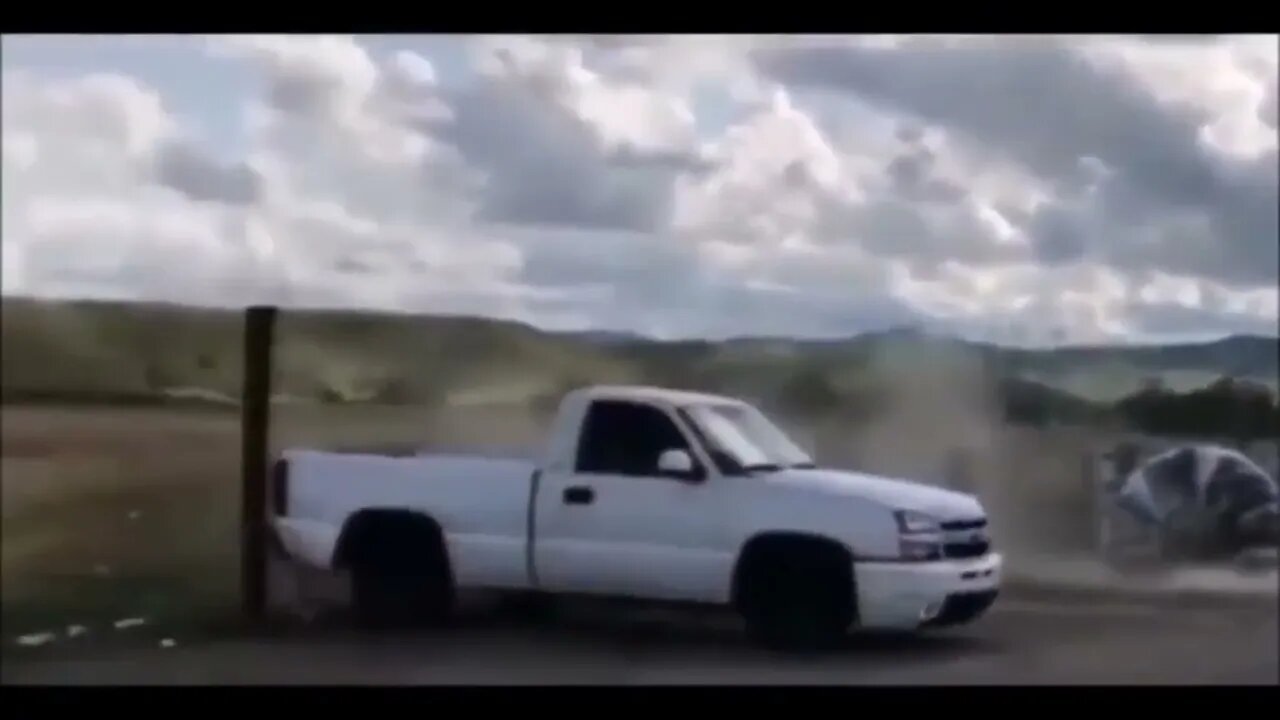 DRIFT TRUCK FENCE TAP!!! #drift #cars #fail #crash #carcrash #foryou #chevrolet