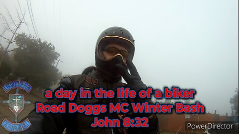 a day in the life of a biker Road Doggs MC Winter Bash John 8:32 #theoutlawpreacher