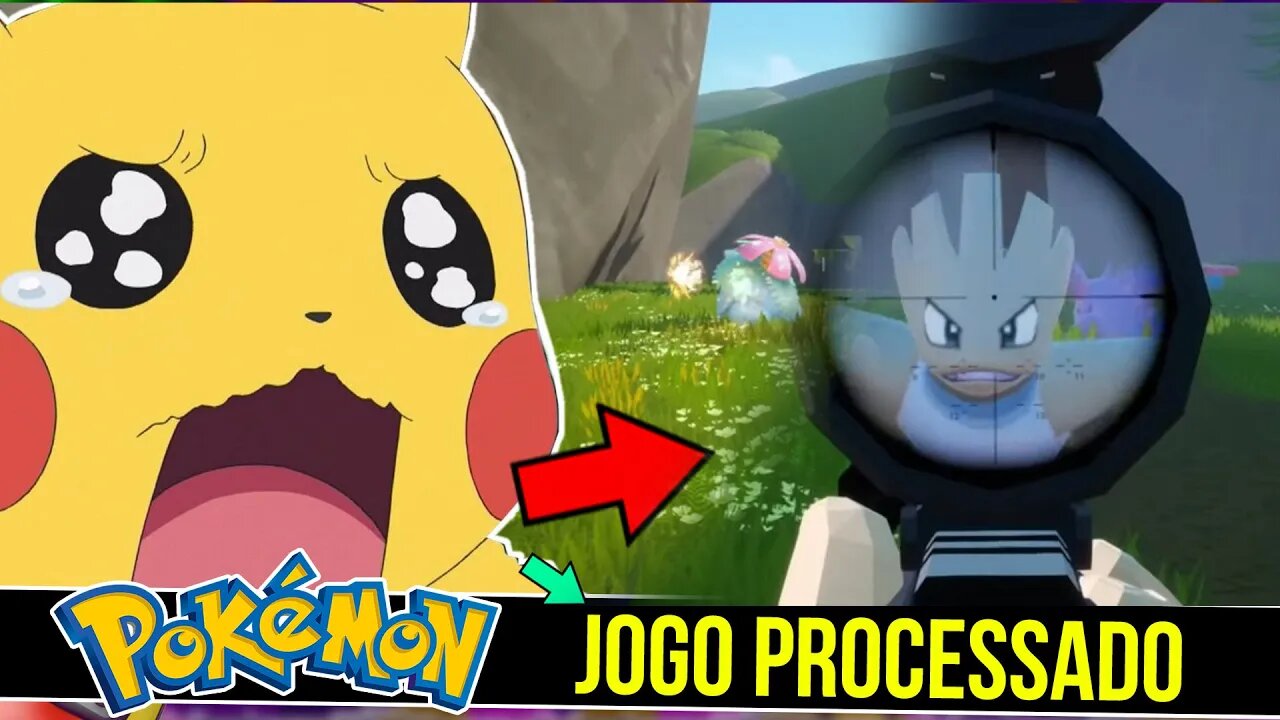 FAN game de Pokemon PROCESSADO pela Nintendo #shorts