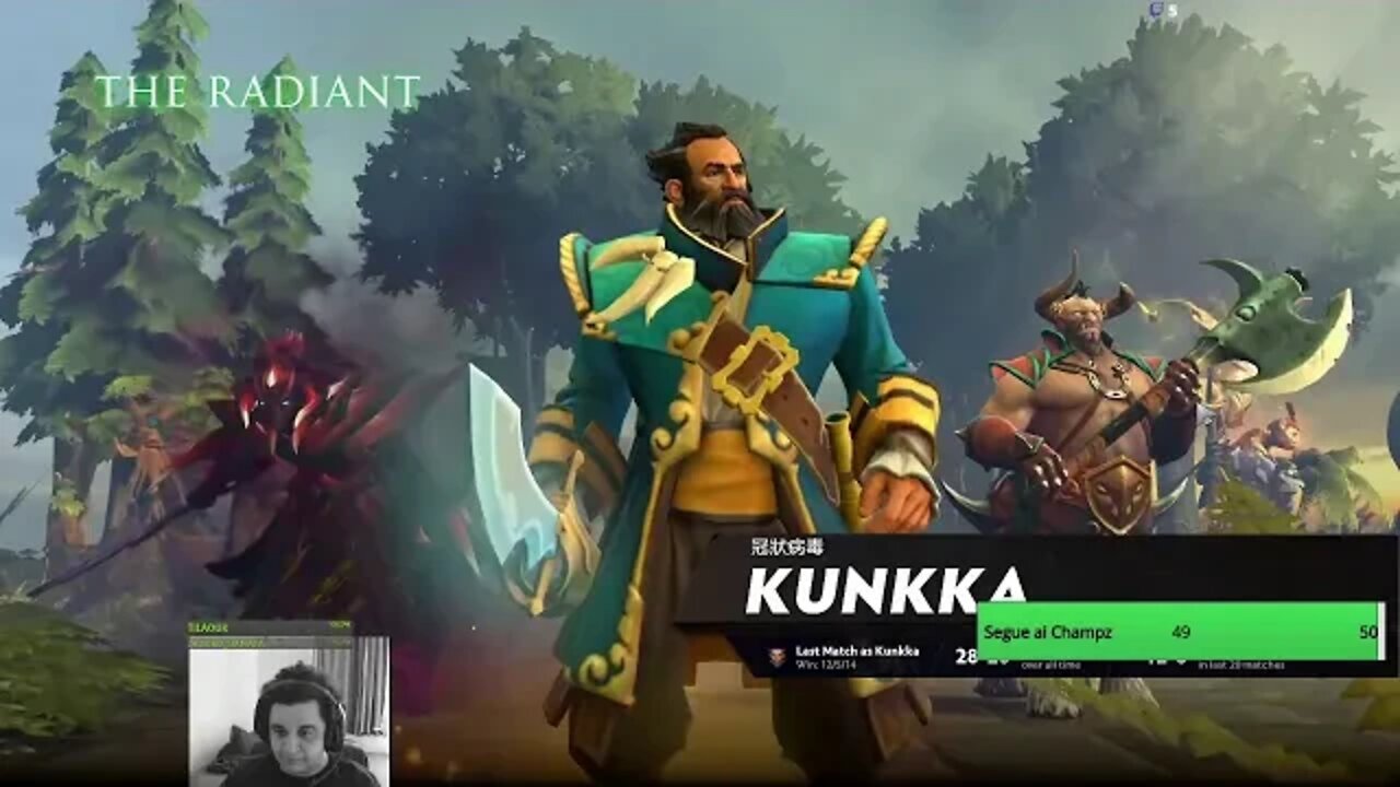 (Dota 2) Carregando um cruzado contra um immortal
