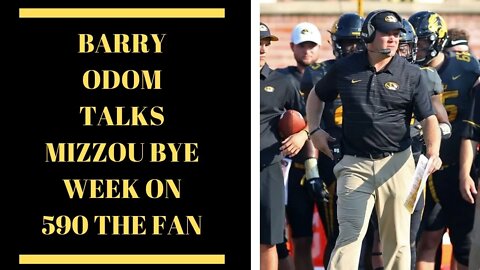 Mizzou Head Coach Barry Odom Joins TJ Moe to Talk Bye Week.