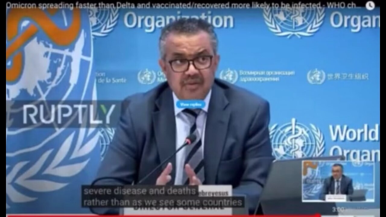 WHO leader says vax are being used to kill children instead of elderly in 3rd world countries