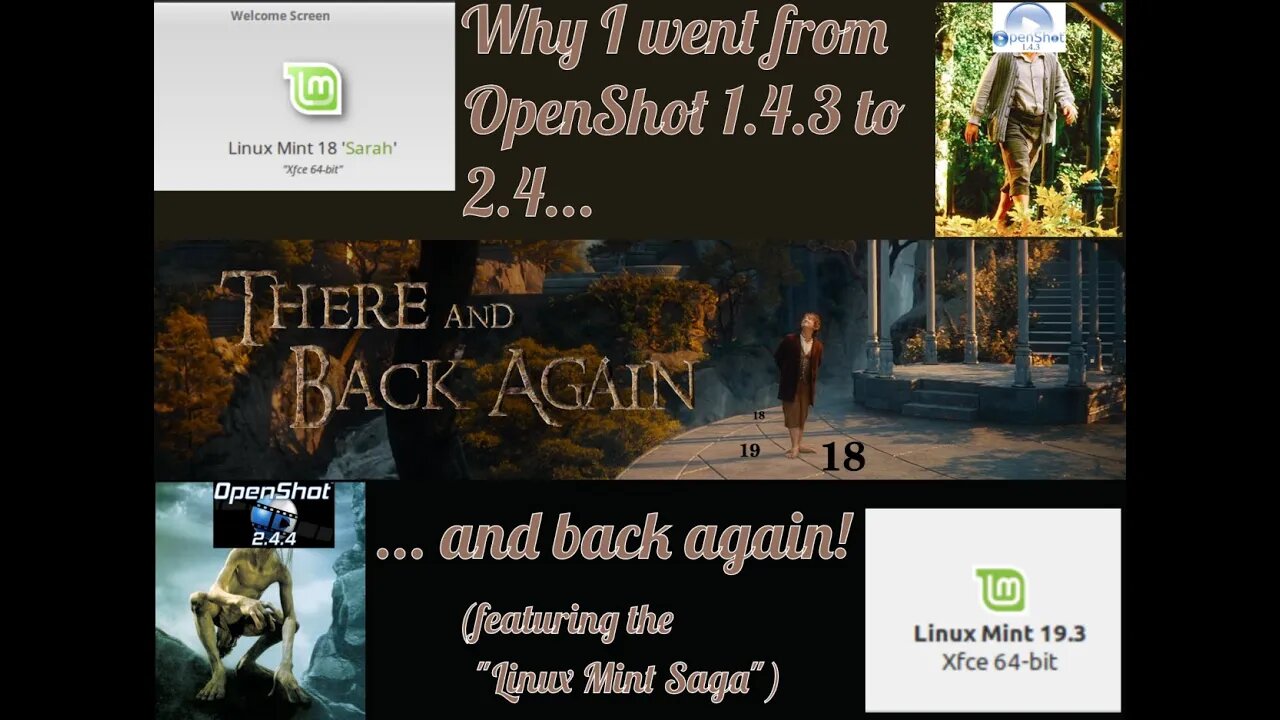 Why I Went From OpenShot 1.4.3 to 2.4 ... And Back Again! Ft. The Desolation of Linux Mint 19+