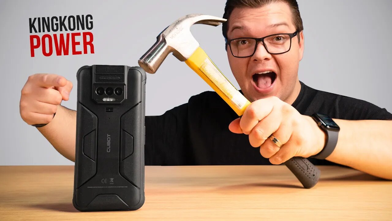 INCRÍVEL! CÂMERA NOTURNA, LANTERNA e MUITO MAIS! Cubot KingKong POWER chegou por AQUI!