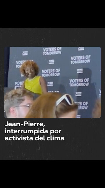 Activista del cambio climático se enfrenta a la secretaria de prensa de la Casa Blanca