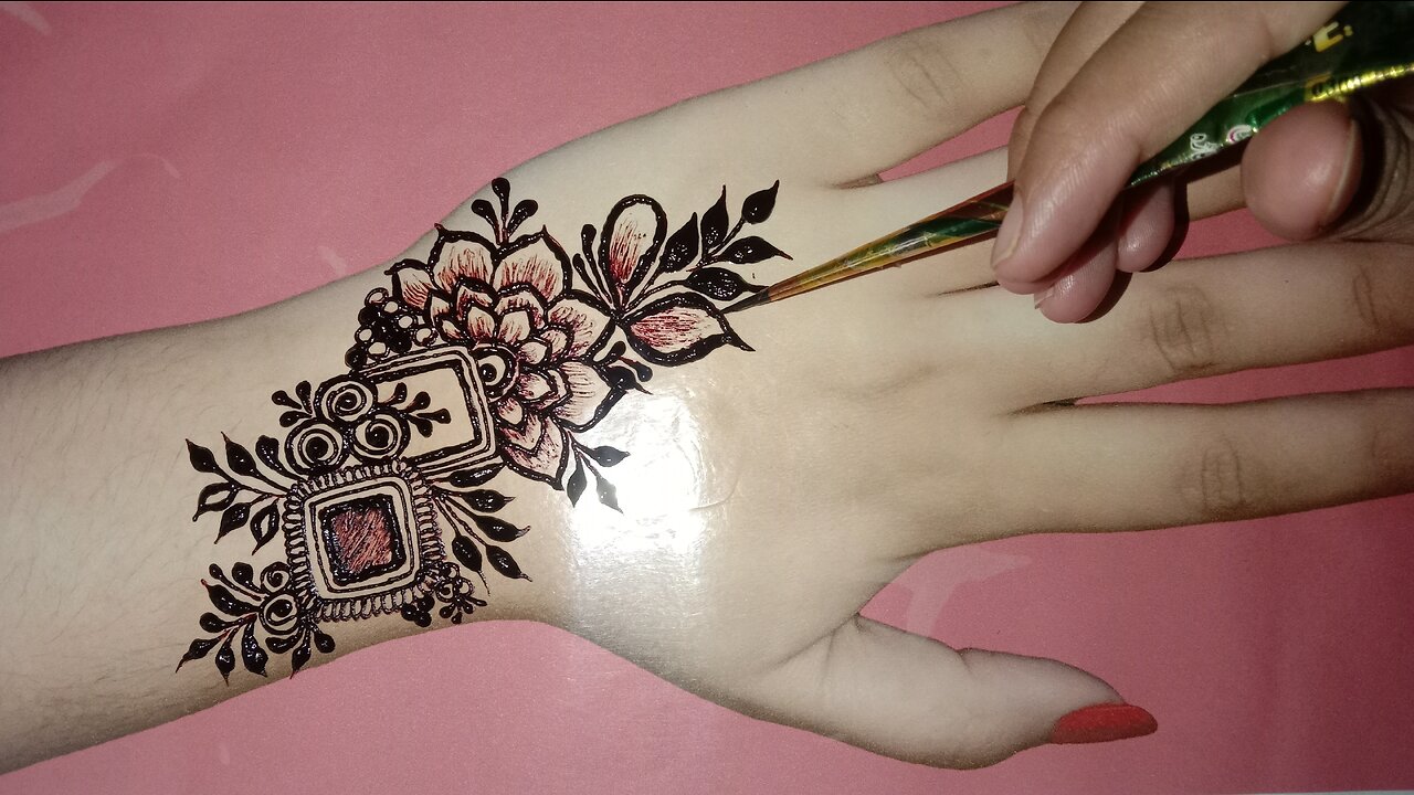 latest stylish Arabic bridal mehndi design full hand-Arabic dulhan mehndi design