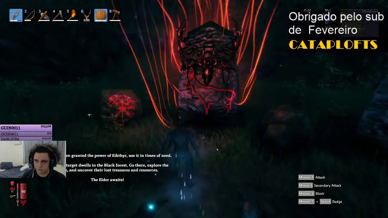 (Valheim) Matando o Primeiro boss, Eikthyr