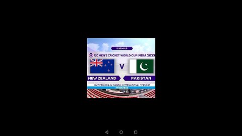 PAK VS NZ WARM UP MATCH CWC 2023 INDIA