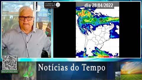 Meteorologia mostra áreas de instabilidade ao Norte e Centro-sul