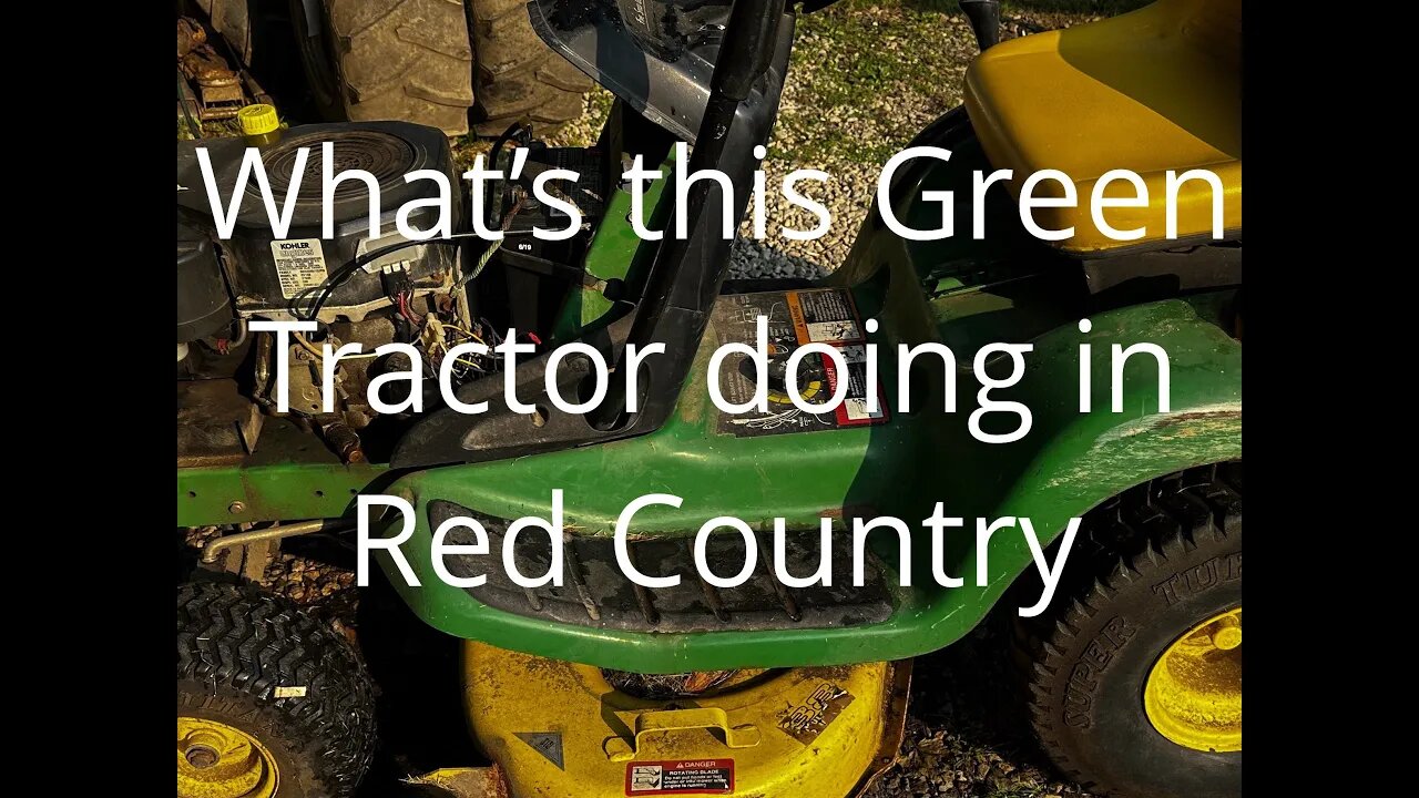 What's this Green Tractor doing in Red Country