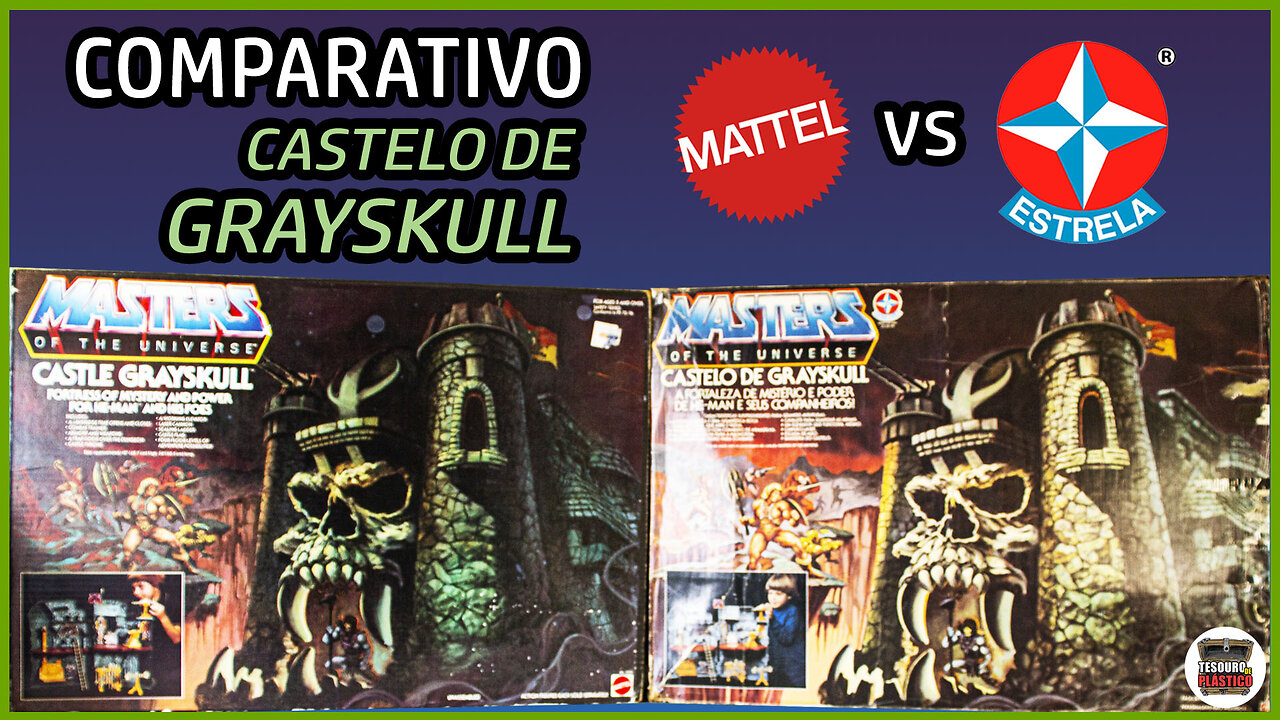 CASTLE GRAYSKULL ESTRELA e MATTEL.