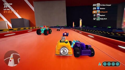 Hot Wheels Unleashed - Basement Environment: Wind Tunnel Gameplay