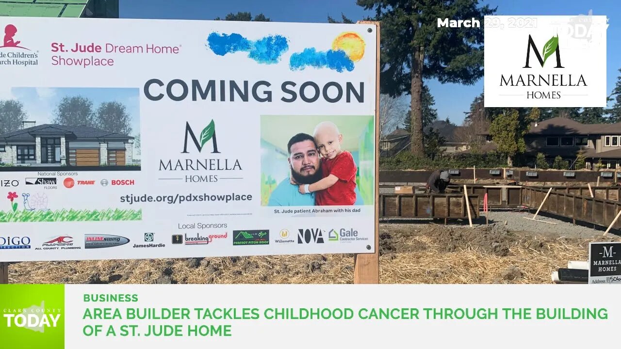 Area builder tackles childhood cancer through the building of a St. Jude home