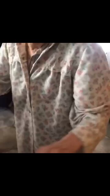 Cool grandma on the covid jab