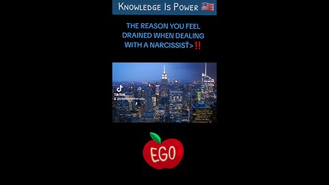 THE REASON YOU FEEL DRAINED WHEN DEALING WITH A NARCISSIST‼️