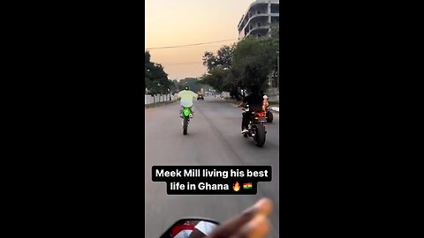 Meek mill living life in Ghana 🇬🇭