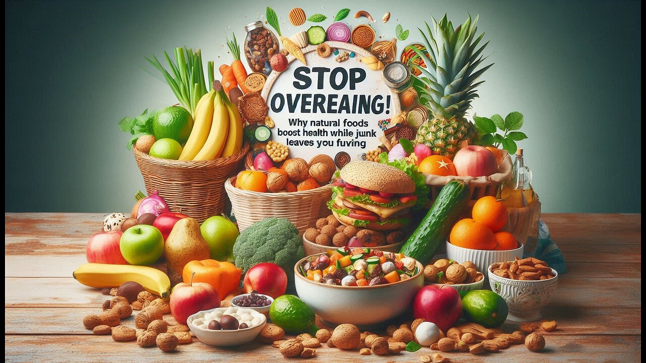 Stop Overeating! Find Out Why Natural Foods Boost Health While Junk Leaves You Starving 🚫🥗