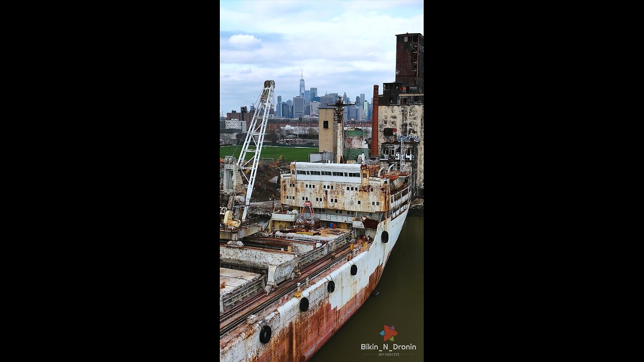 MV Loujaine - 01/01/2024 permanently moored in Red Hook, Brooklyn