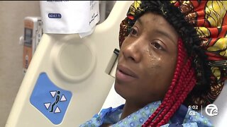 Woman jumps out 4th floor window to escape Detroit apartment fire, fractures spine