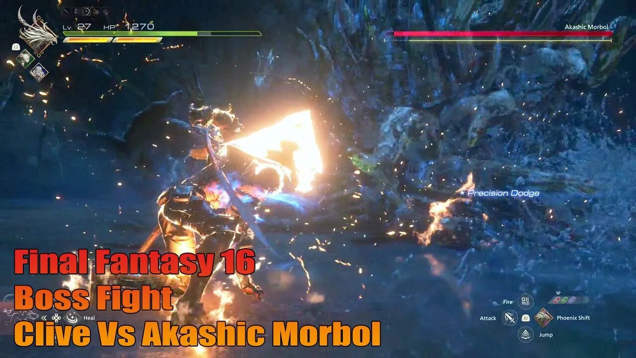 FF16: Boss Fight - Clive Vs Akashic Morbol #finalfantasyxiv #finalfantasy16