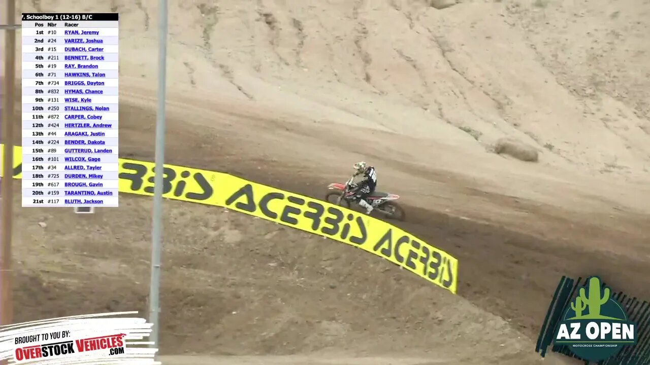 Motocross Live Stream | Thursday | 2018 AZ Open Of MX