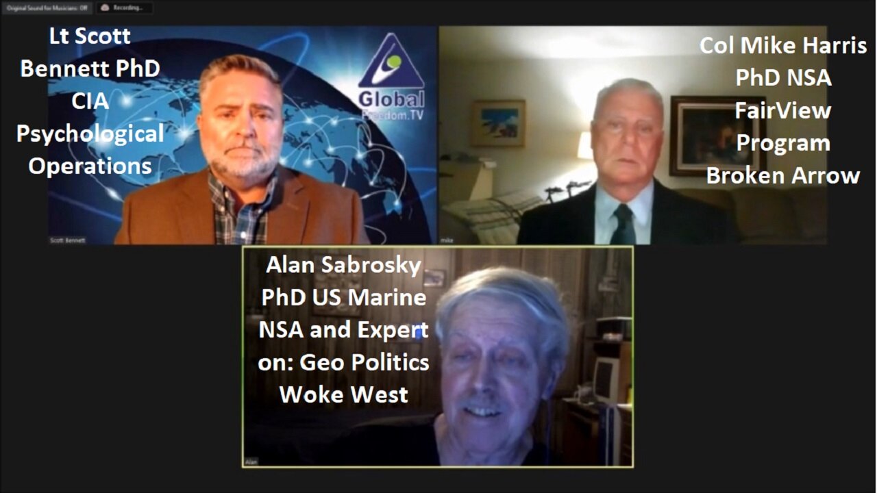 Lt Bennett CIA, Col Harris NSA, Sabrosky NSA Discuss: Former Ukraine, Woke West, Death Squads, Jews