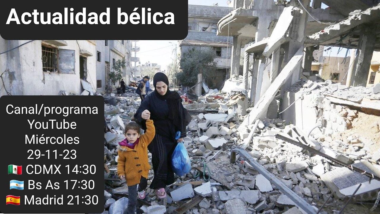 Actualidad bélica 29-11-23 // Tregua en Gaza / IDF mató a israelíes / Lucha de poder en Ucrania