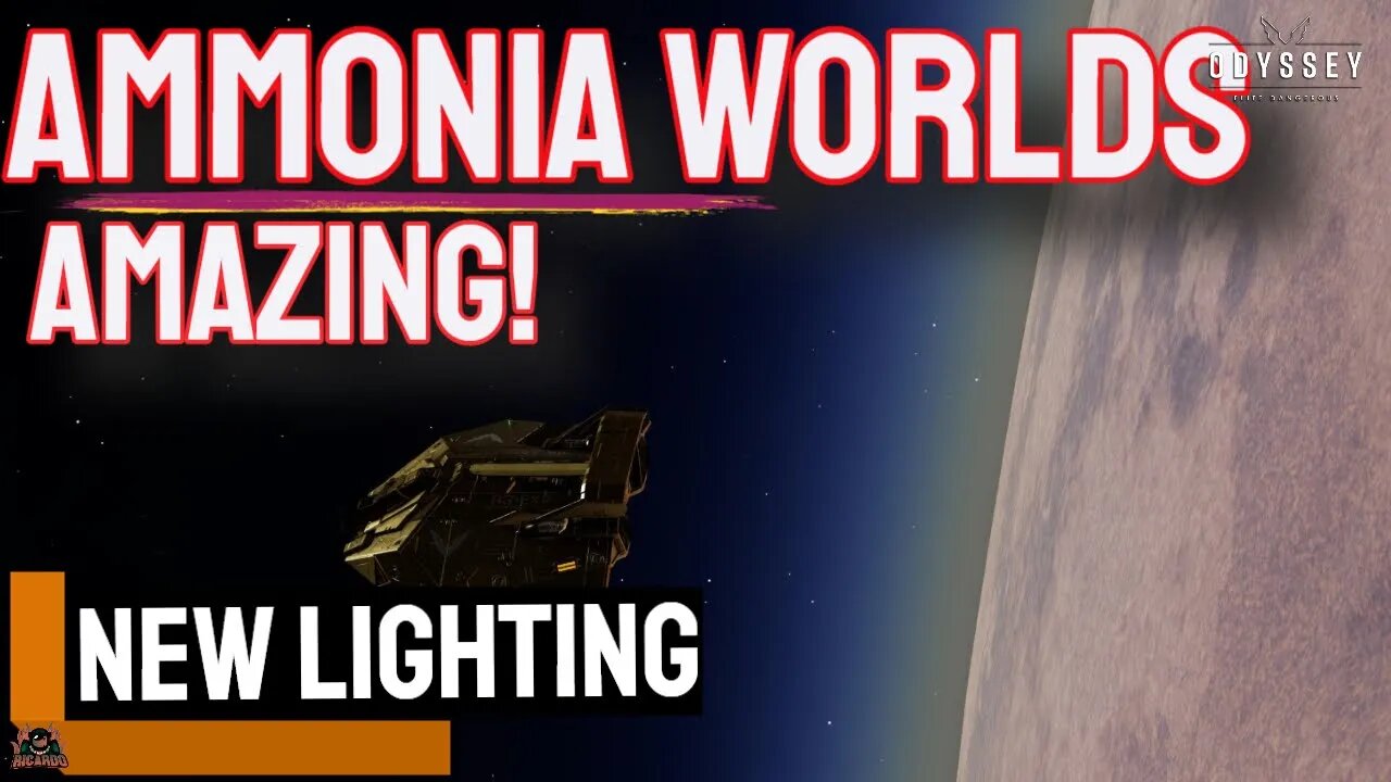 Amazing AMMONIA ATMOSPHERES Elite Dangerous Odyssey New planetary Tech