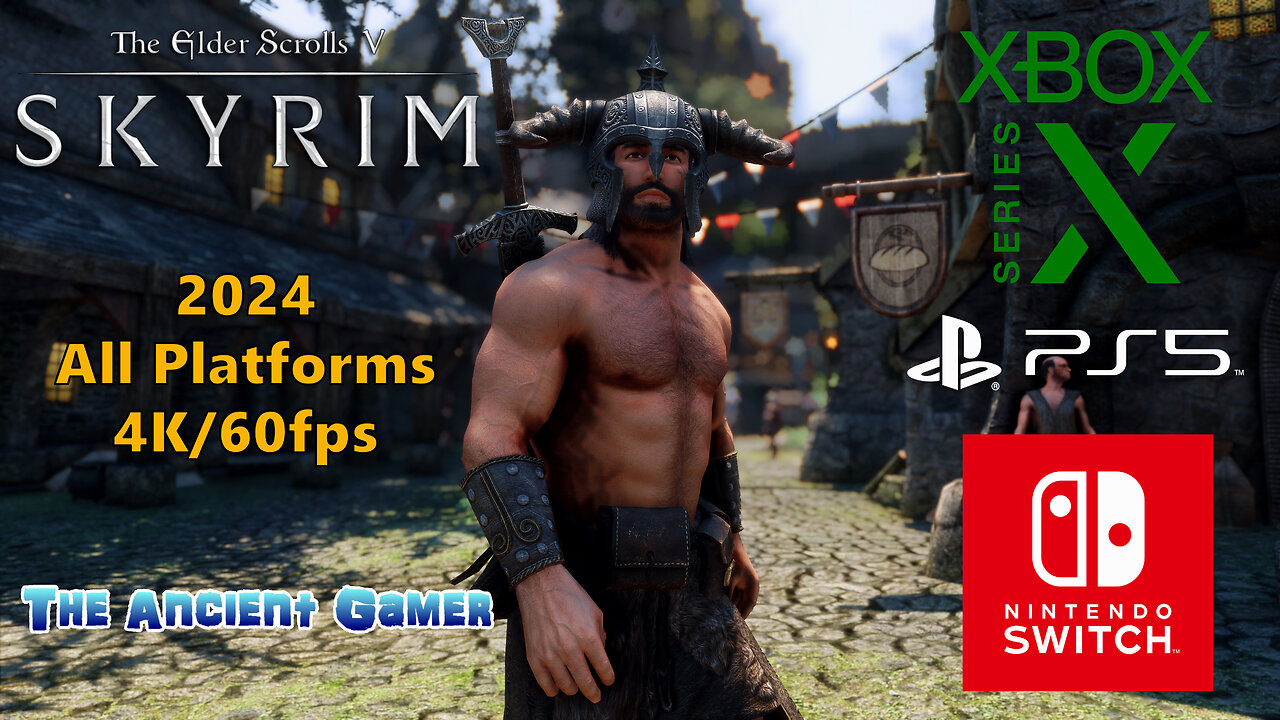 Skyrim in 2024 on All Platforms! Playstation 5, Xbox Series X, Switch and PC! 4K/60fps 🎮⚔💚