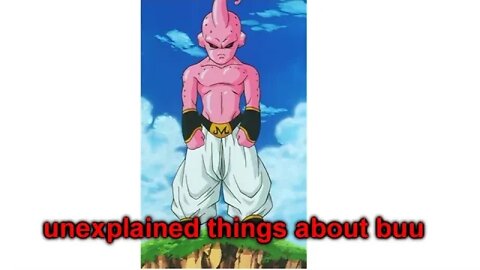 unexplained things about buu