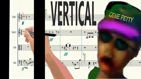 In The Style Of Bartok String Quartet Vertical #Short by Gene Petty