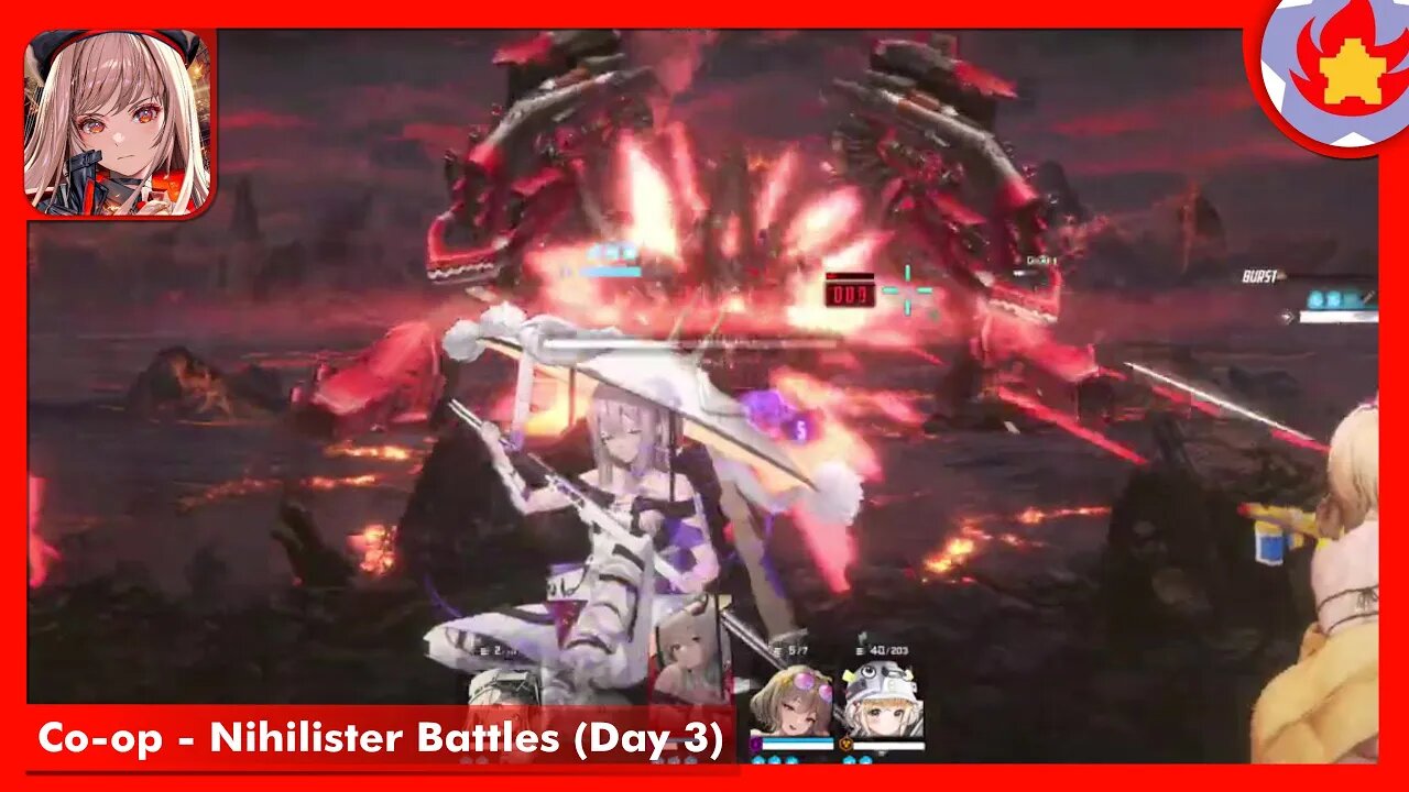 Co-op - Nihilister Battles (Day 3) | Goddess of Victory: Nikke