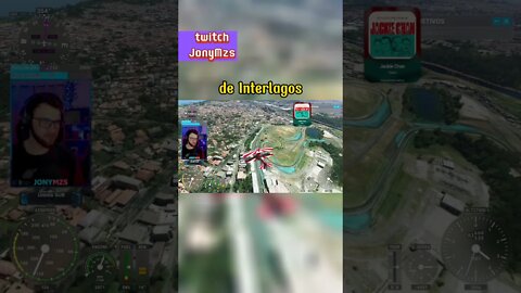 Autódromo de Interlagos Visto de Cima Pelo Microsoft Flight Simulator