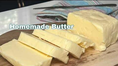 Stop Buying Butter ~ Make Homemade Butter in 5 Minutes...