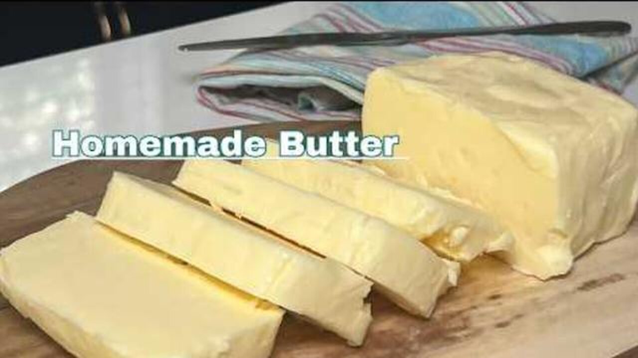 Stop Buying Butter ~ Make Homemade Butter in 5 Minutes...