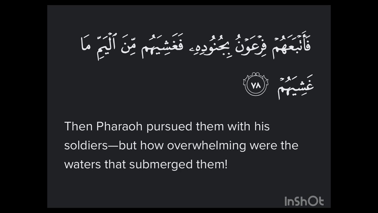 Surah TaHa Ayat 78