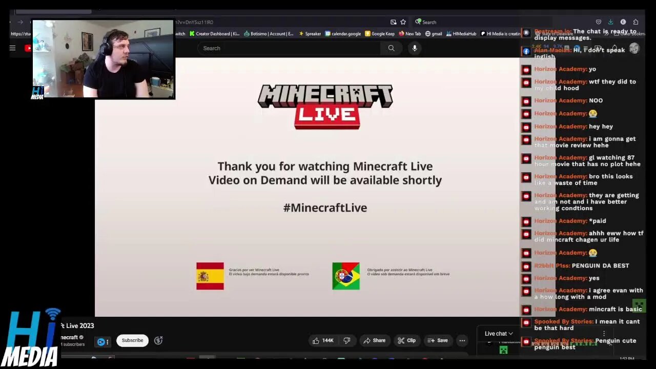 Minecraft Live 2023 #STOPTHEMOBVOTE !discord !links !points !tip