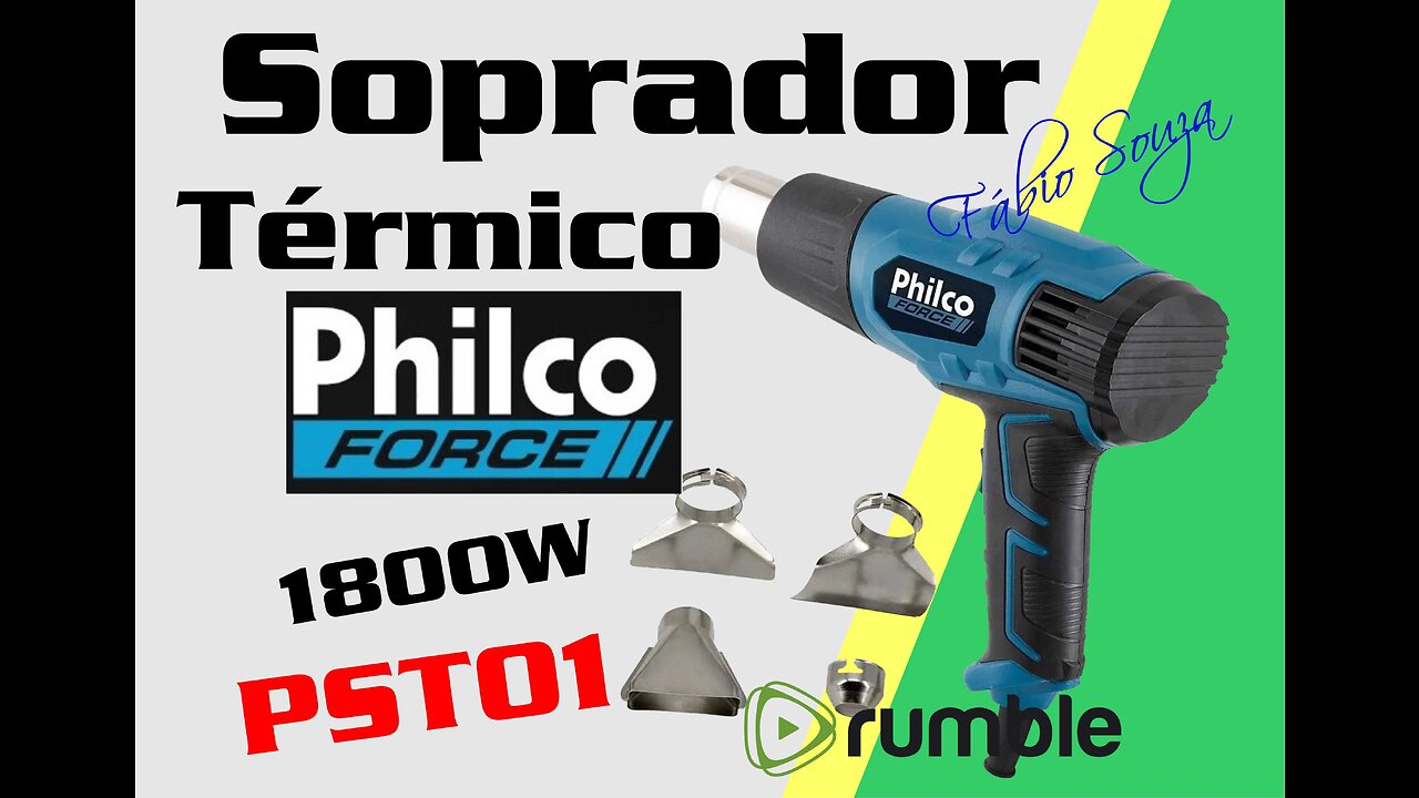 Soprador Térmico Philco Force 1800w 4 Bocas 127v PST01