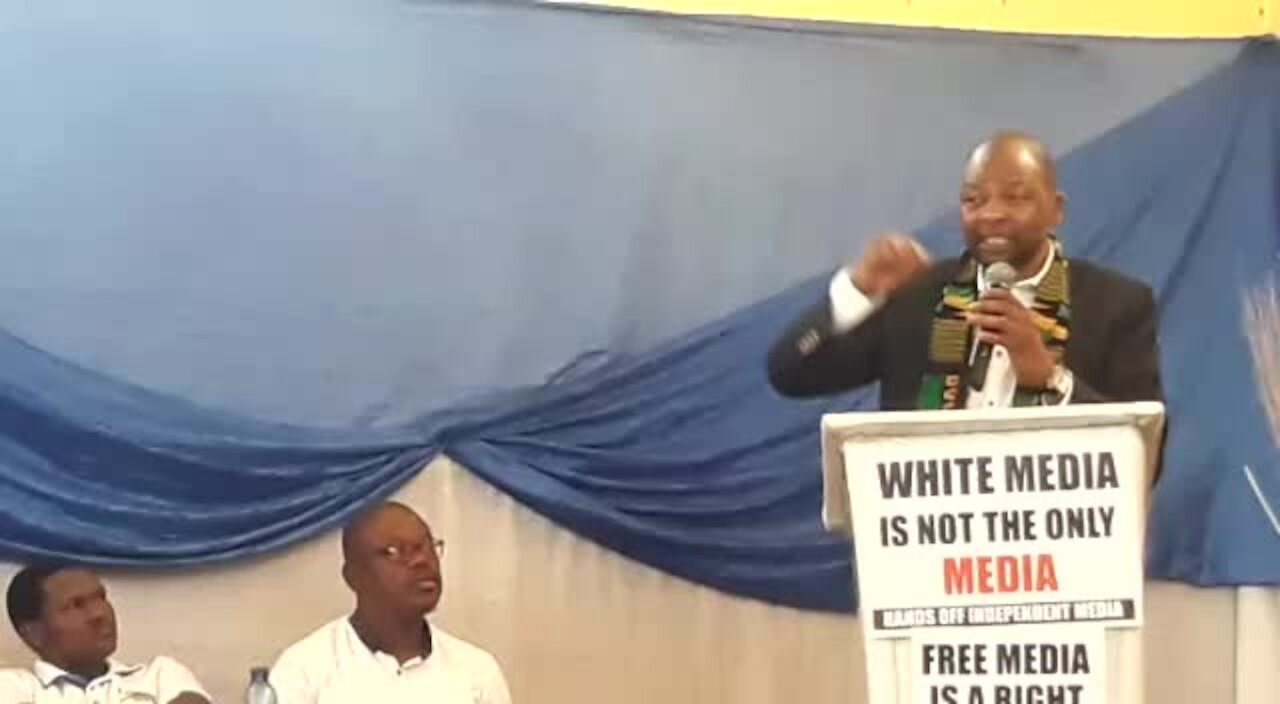 SOUTH AFRICA - Johannesburg - Support for Sekunjalo Independent Media (videos) (aHQ)