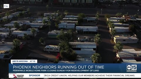 Mobile home park residents pack up, forced out by GCU development