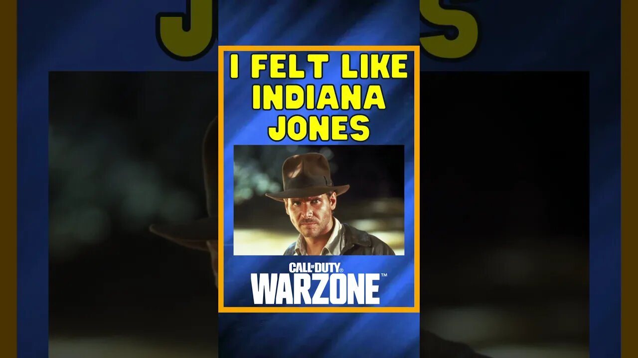 I Felt Like Indiana Jones 😂 | Warzone Shorts #shorts