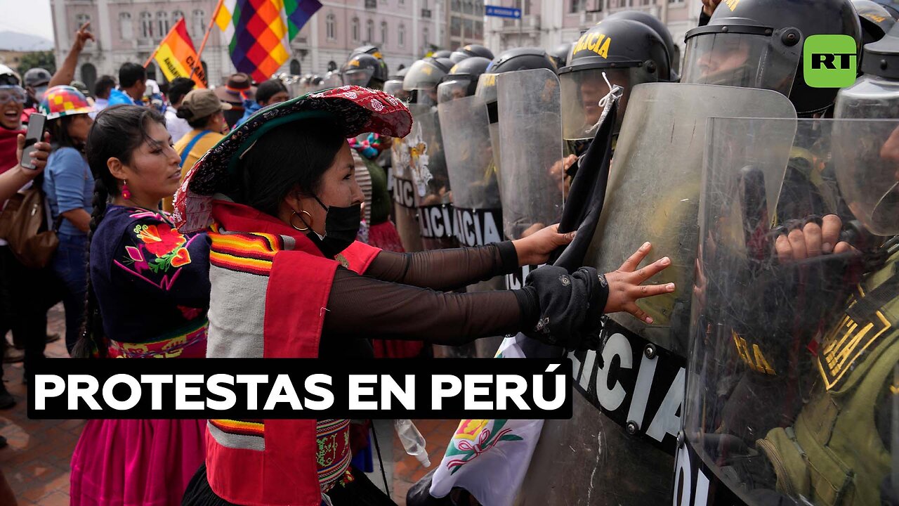 Fiestas patrias en Perú se convierten en jornada de protestas contra la presidenta y su Gobierno