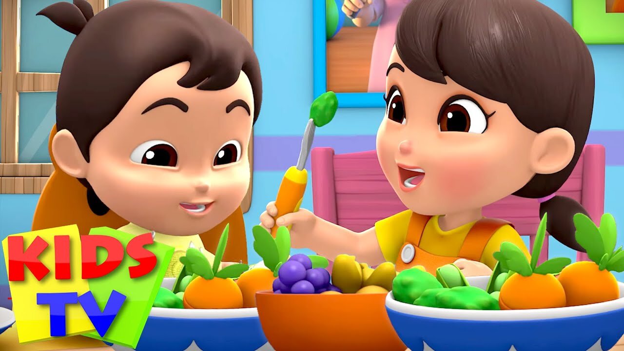 Vegetables Song | Healthy Eating Habits | Nursery Rhymes & Baby Cartoon Songs - Kids Tv