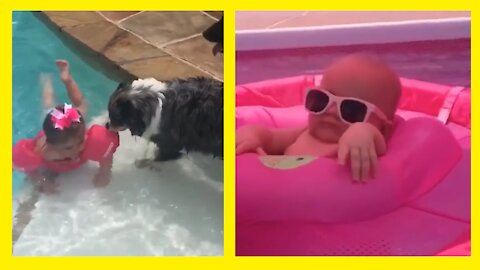 These Babies Will MAKE YOU LAUGH with Best Water Fail Moments!