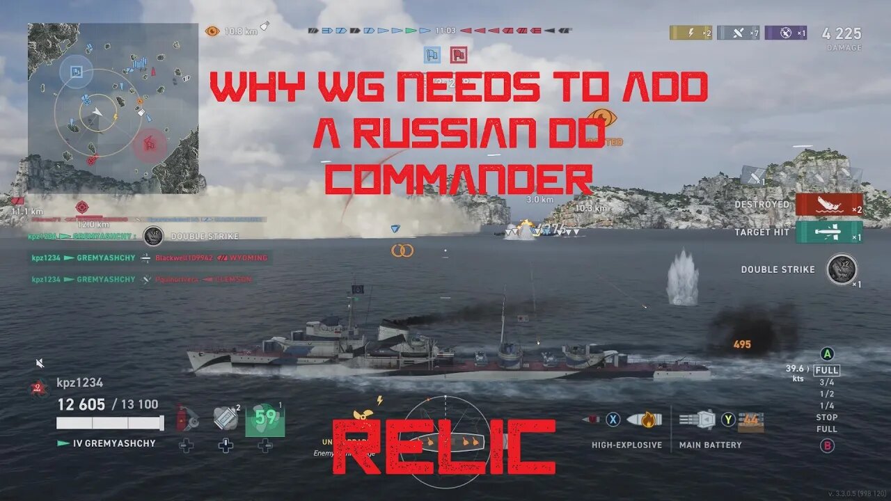 RELIC (World of Warships Legends Commander Analysis)