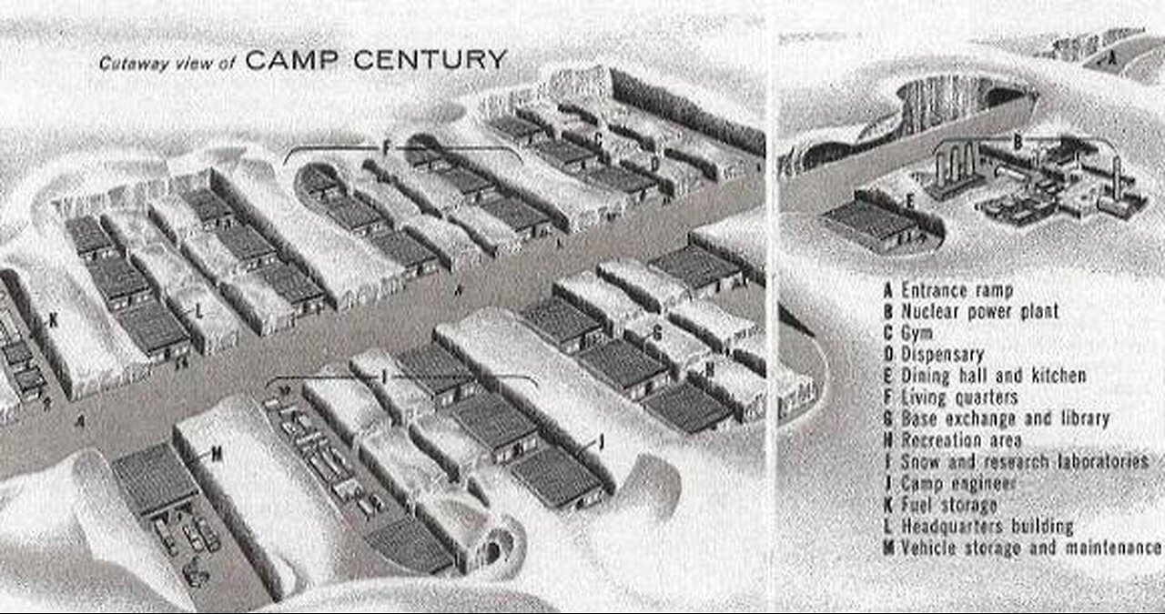 Project ice worm - The Secret Base Greenland Base of Project Iceworm - Camp Century